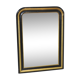 Black and gold Louis-Philippe mirror