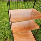 Old potato rack restored into a shelf