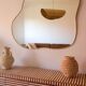 Abstract Organic Brass Mirror