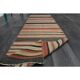 1970s Turkish Oushak Handmade Wool Cotton Beige Runner Rug 64x255