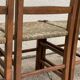 Two-tone straw chairs 1950