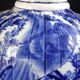 Japanese vase white blue 54cm bird JapanXIX