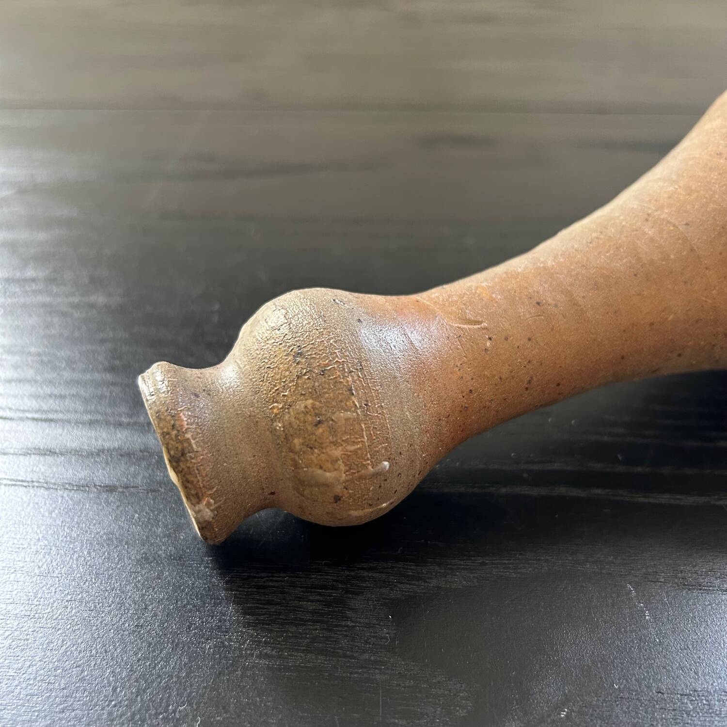 Stoneware candle holder