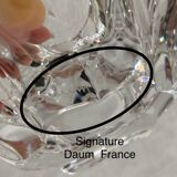 Daum mortar and crystal pestle set