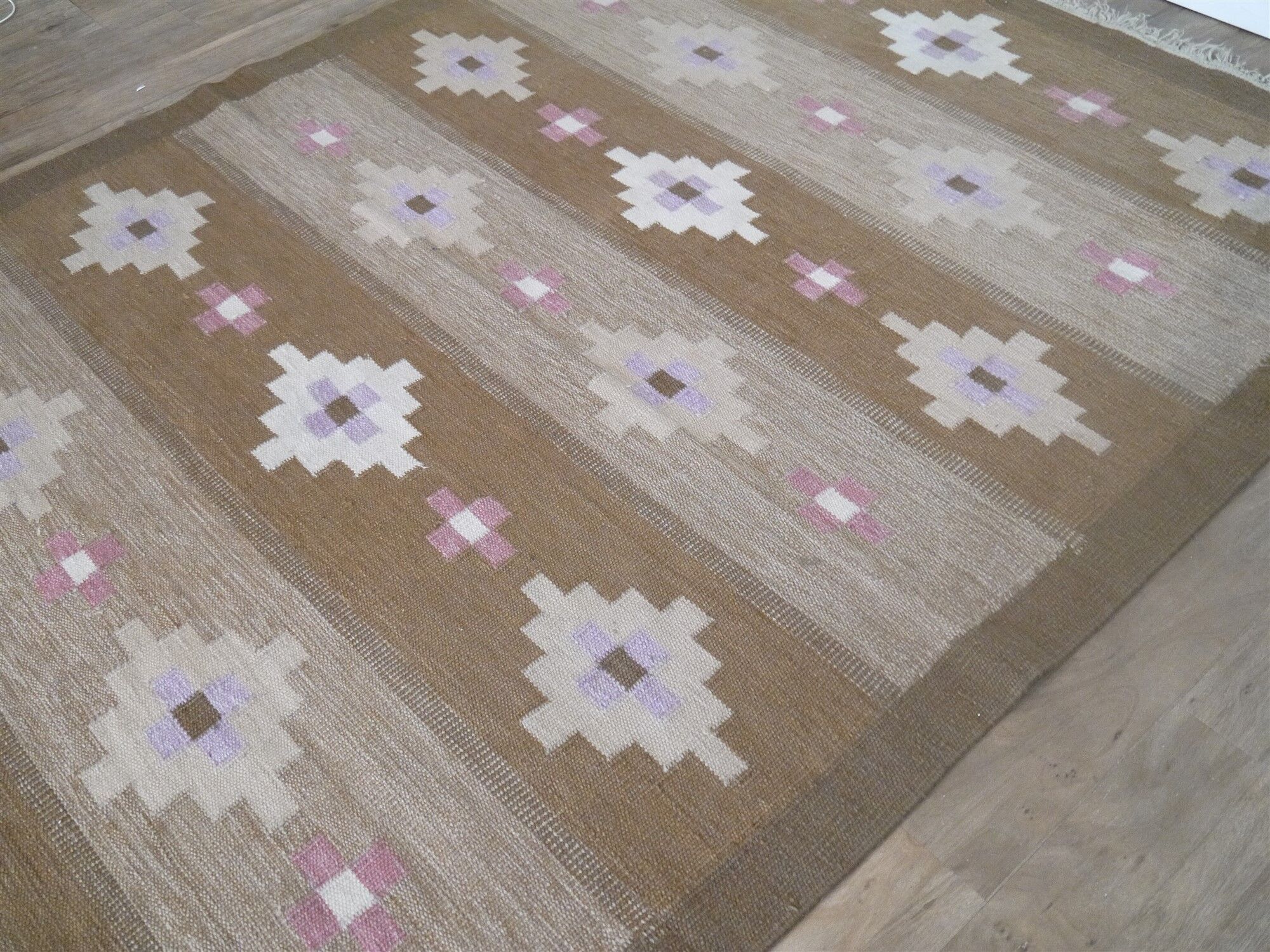 Vintage carpet "Rollakan" design by Gitt Grannsjo, Sweden 1960