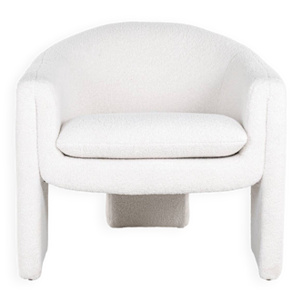 Fauteuil Charmaine white furry Himalaya 900