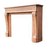 Louis XVI style fireplace in Verona marble circa 1880