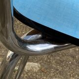 Mismatched formica chairs and stool 1960