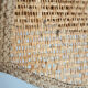 Pair of suspensions in woven straw 1970s