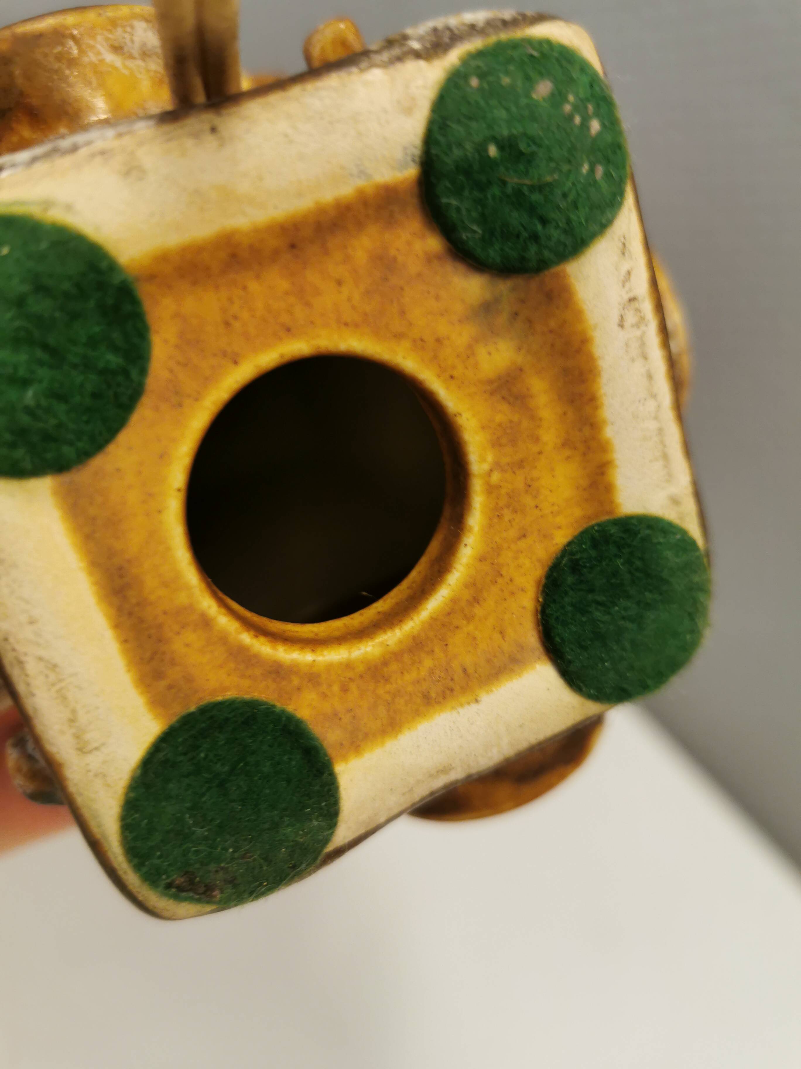 Danish Ceramic table lamp, estimated 1970s