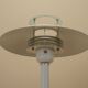 White metal floor lamp, Danish Modern, 1970s