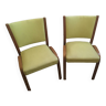 2 chaises bow wood de hugues striner