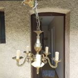 Lustre en bronze 5 branches