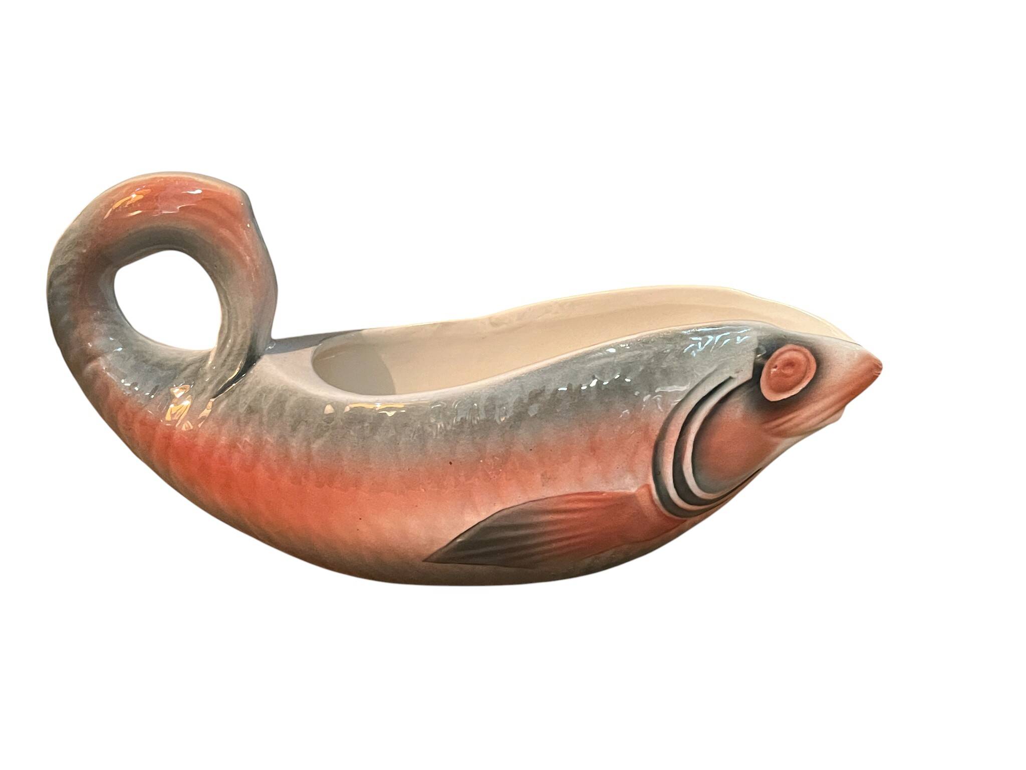 Sarreguemines Digoin, 16-piece Art Deco fish service circa 1930