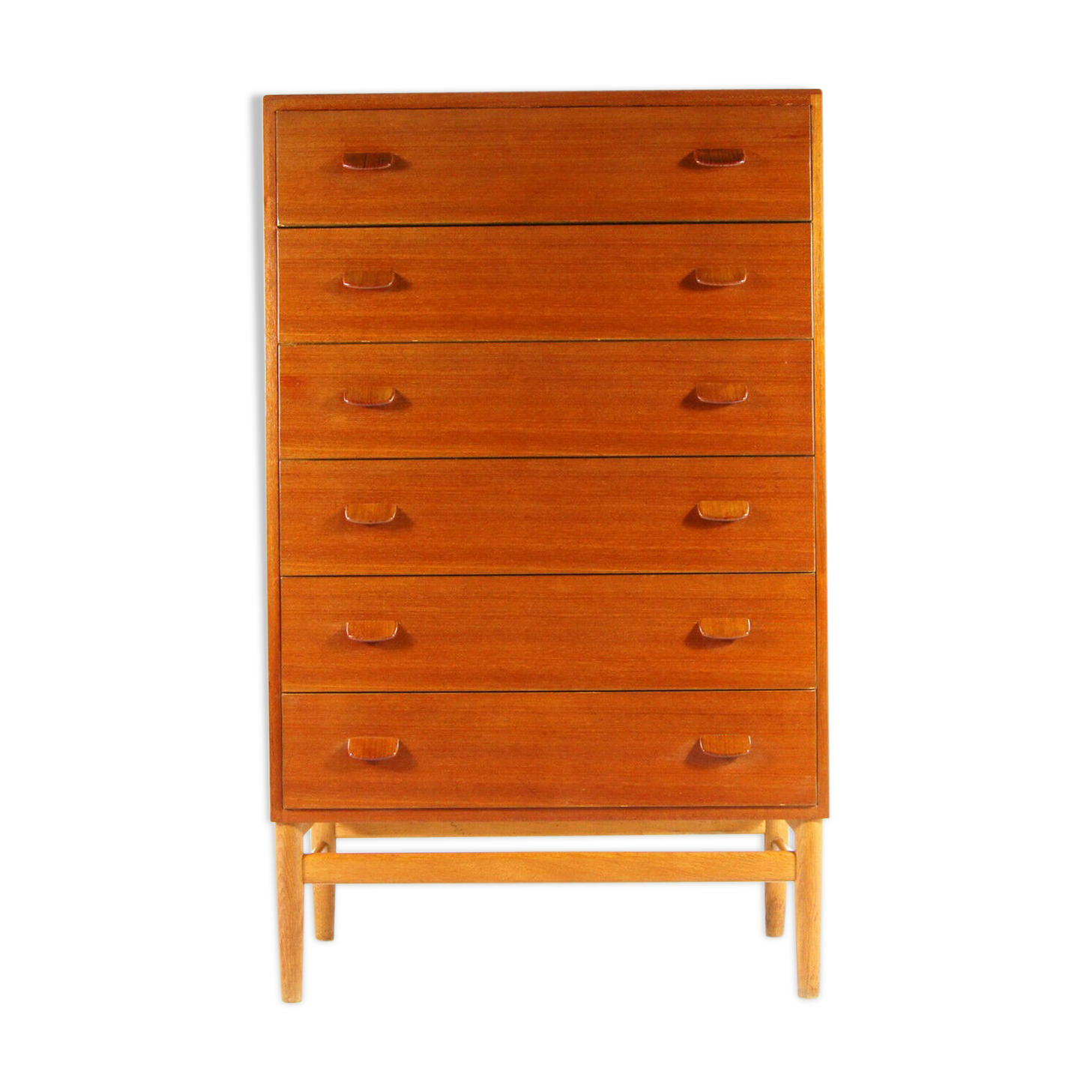 Danish vintage retro commodus Poul Volther FDB in teak 60s