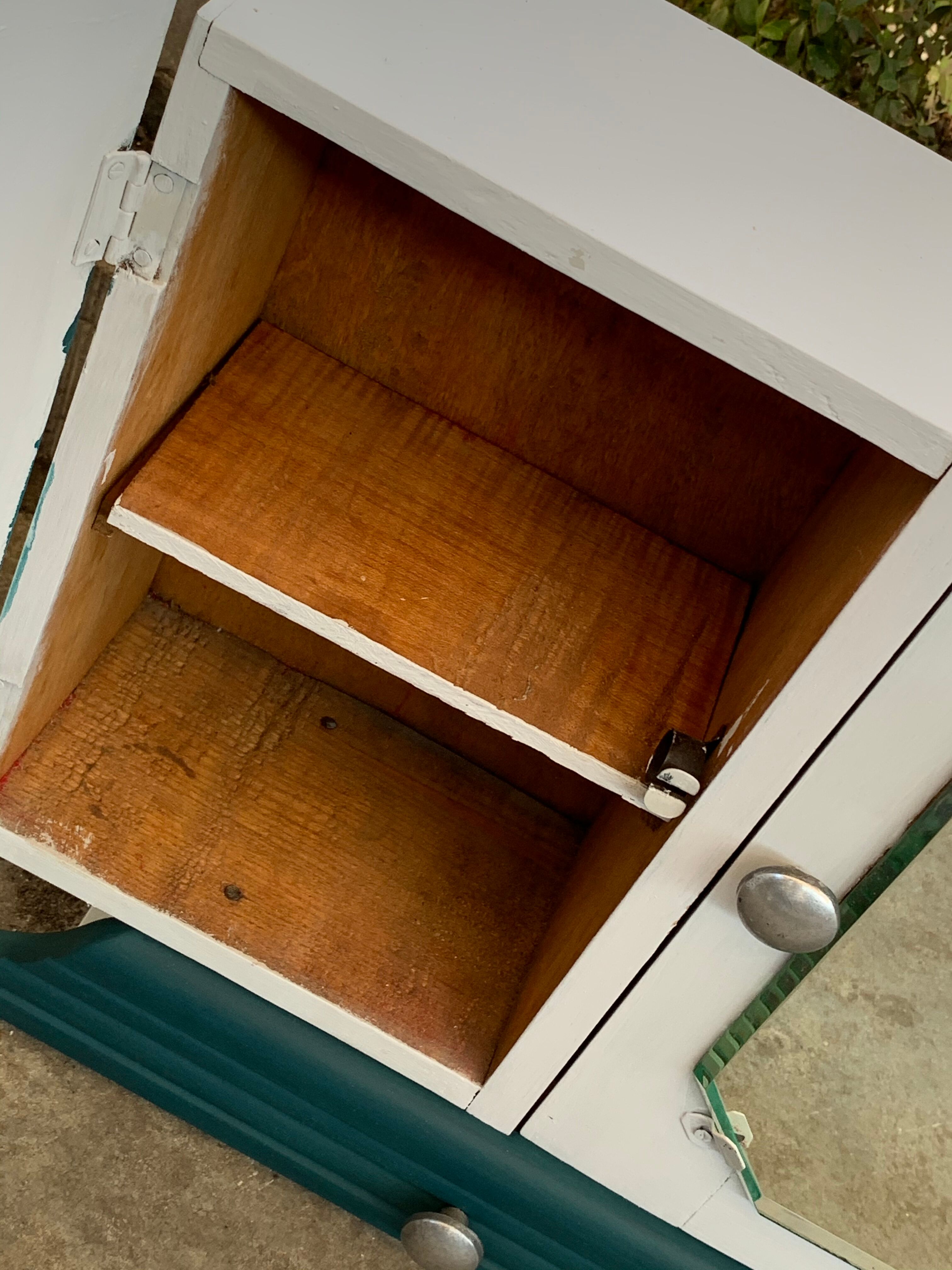 Art deco pharmacy cabinet