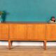 Retro Teak 1960s Long A H Macintosh Torpedo Mid Century Sideboard
