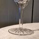 5 antique large glasses for wine/water, cut crystal