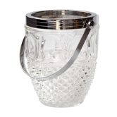 Glass ice bucket
