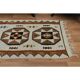 1970s Vintage Turkish Oushak Handmade Wool Cotton Beige Runner Rug 87x326