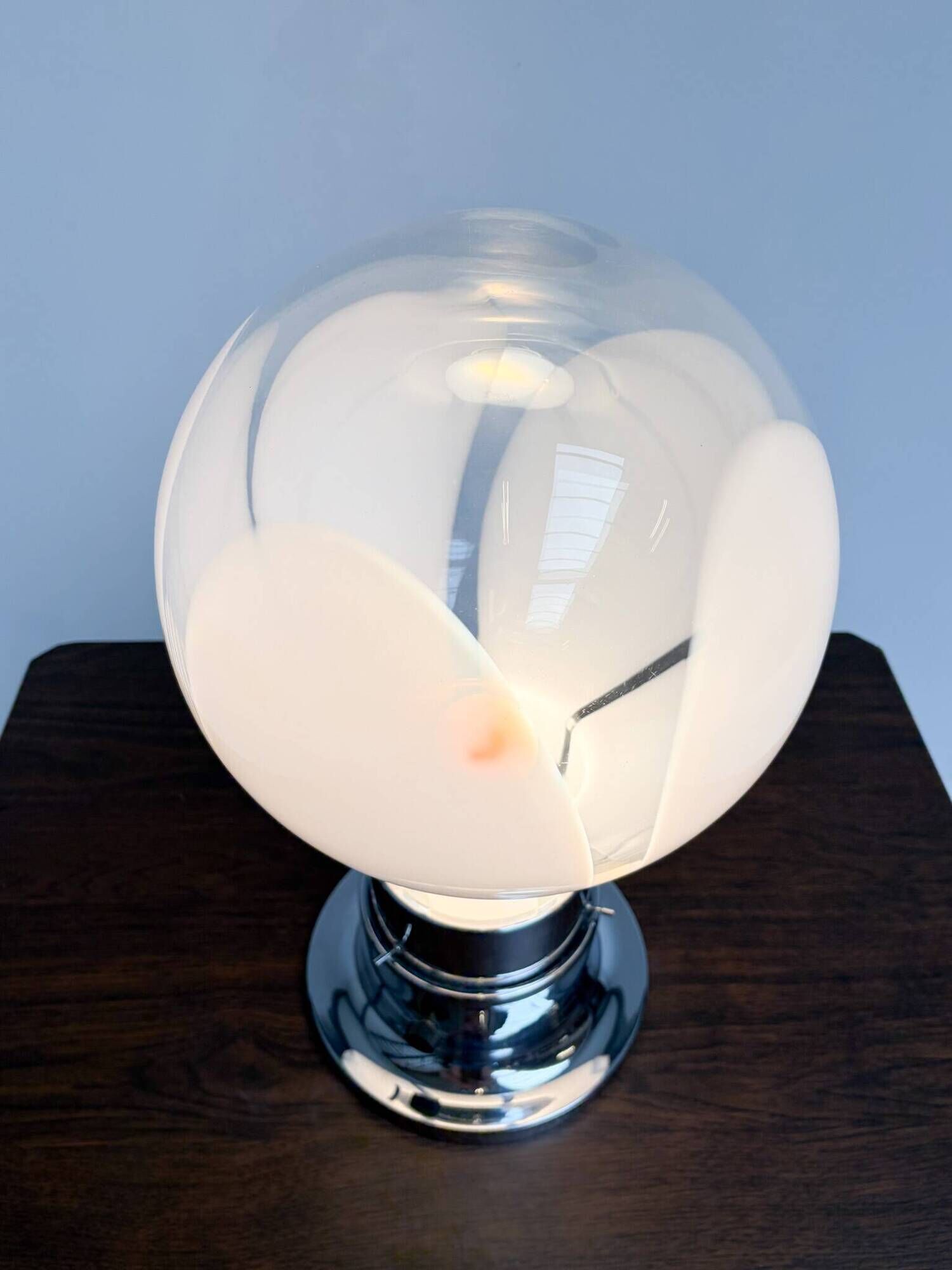 Italian Murano glass lamp 52 cm, 1970s