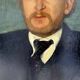 Oil portrait of the writer Fernand Fleuret 92x73cm