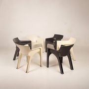 Set of six Gaudì Armchairs by Vico Magistretti for Artemide