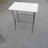 Side table magazines holder 70s