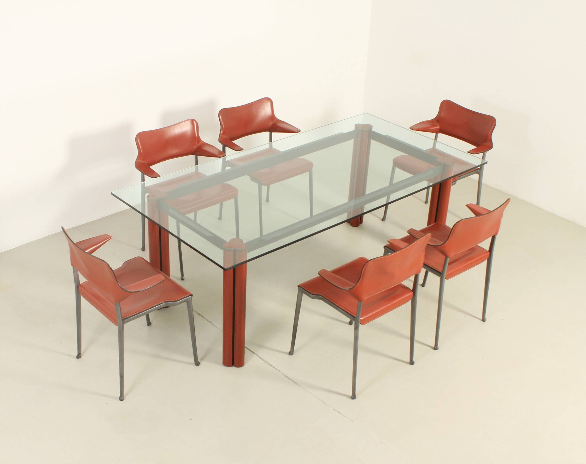 Mugello dining table by Giotto Stoppino and Lodovico Acerbis