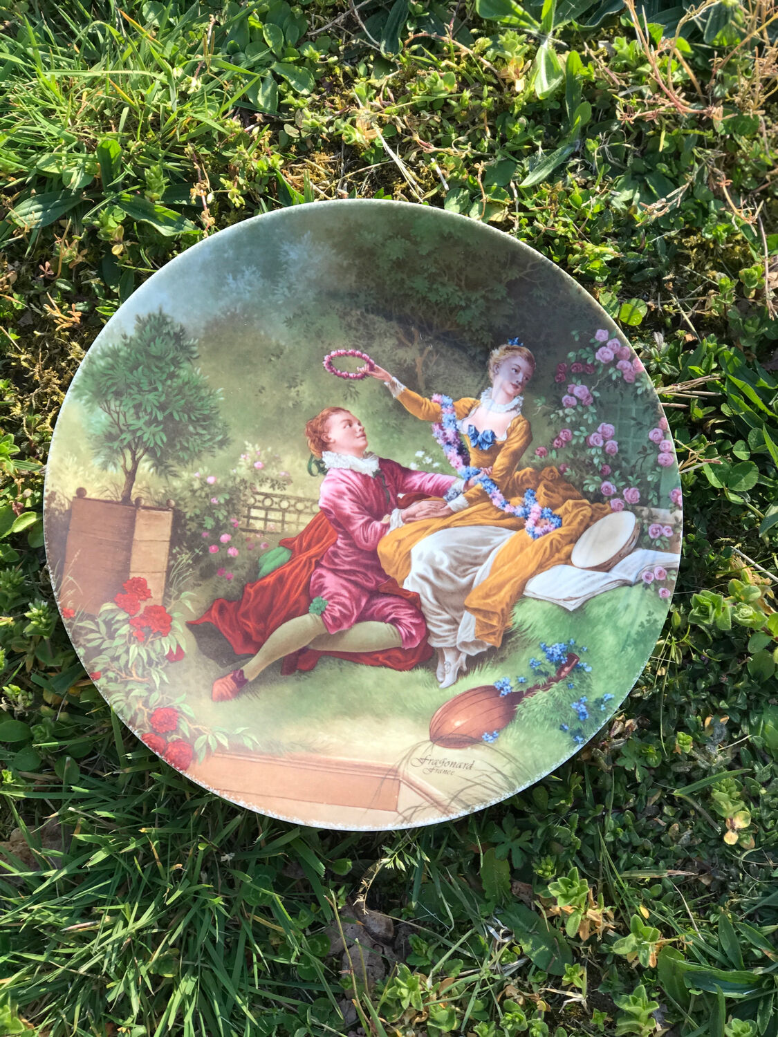 Fragonard porcelain plate Limoges