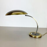 German Brass Kaiser Idell 6751 Bauhaus Desk Light Christian Dell, Germany, 1950s