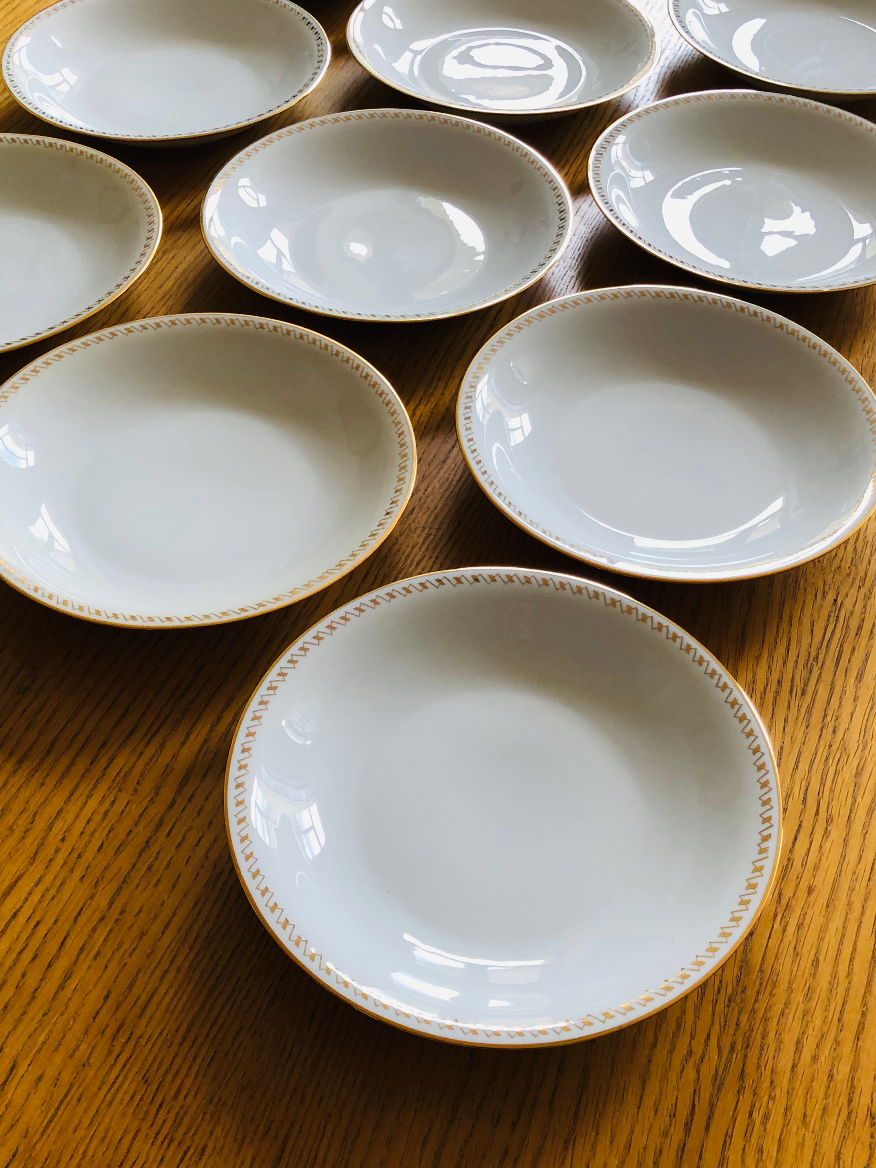 Hollow porcelain plate by Sologne Larchevêque