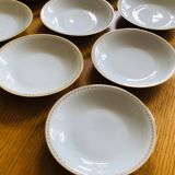 Hollow porcelain plate by Sologne Larchevêque