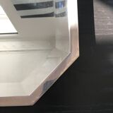 Beveled octagonal mirror