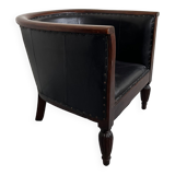 Fauteuil Hollandais Cabriolet cuir