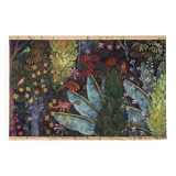 Painted canvas depicting lush nature. Contemporary work.