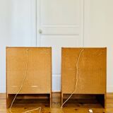 Pair of vintage Scandinavian design bedside tables