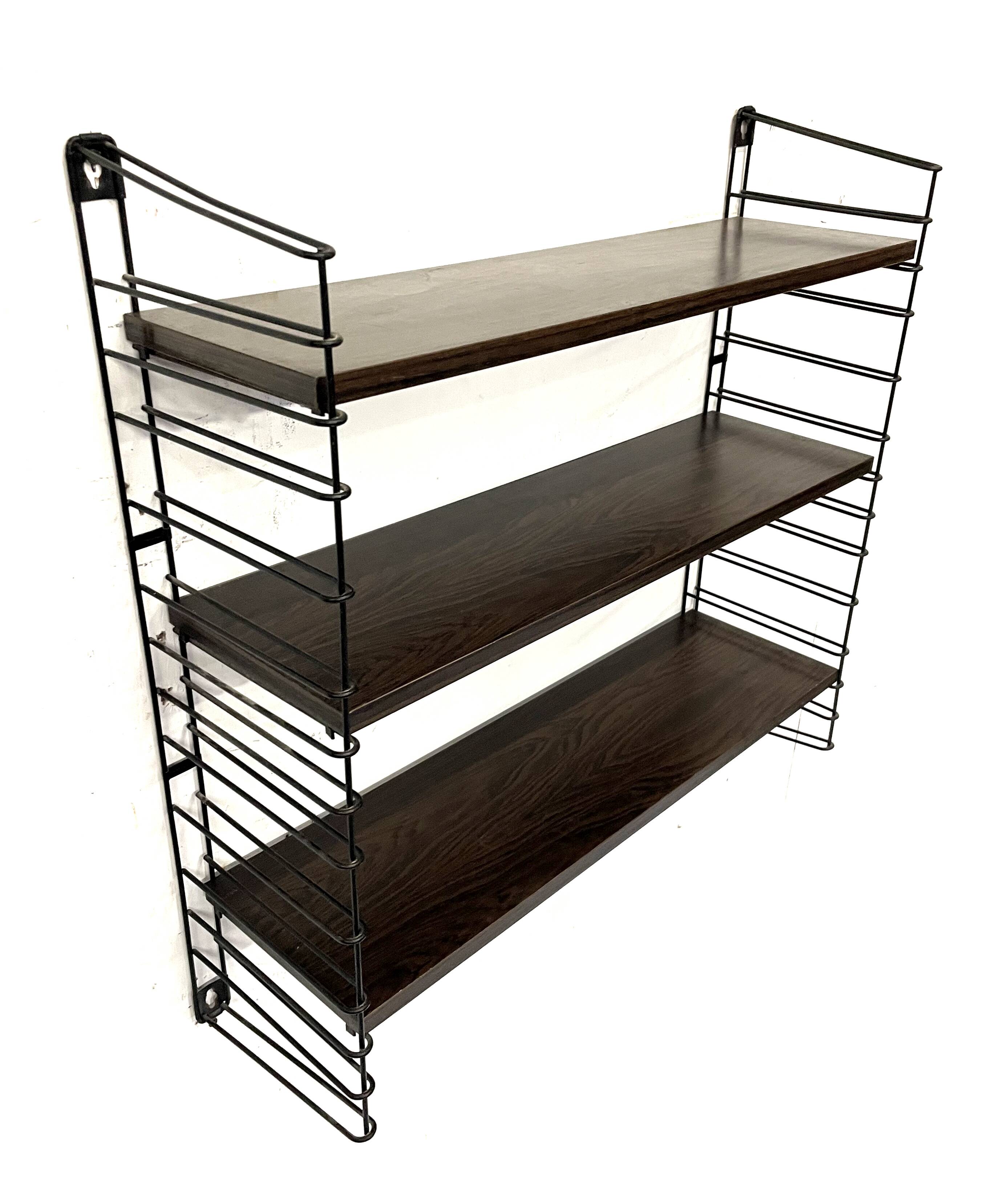 Vintage Tomado 1960 wall unit wall shelves in rosewood