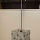 Suspension cube en verre taillé de kamenicky senov, 1970