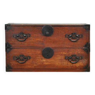 Japanese Tansu chest of drawers, circa 1870