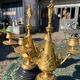 Pair of gilded bronze candlesticks