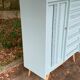 Wardrobe chest of drawers vintage compass feet 1950