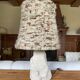 Raw stone lamp