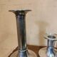 Set of 4 candlesticks "Luise" by Günther Lambert silver-plated metal