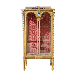 vitrine en Bois doré - louis
