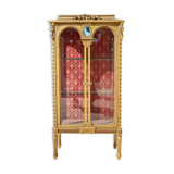 Louis XVI Style Gilded Wood Display Case