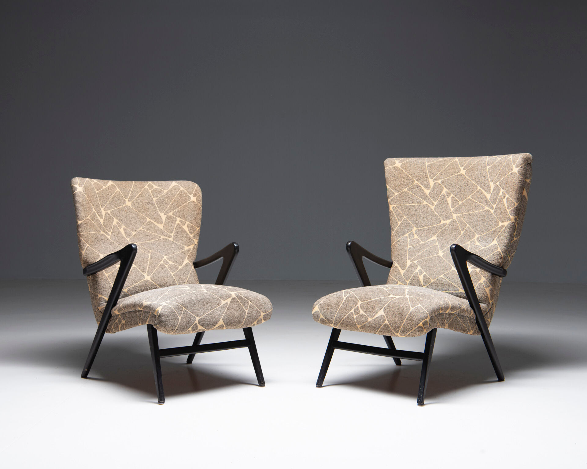 Paire de fauteuils, Années 1950