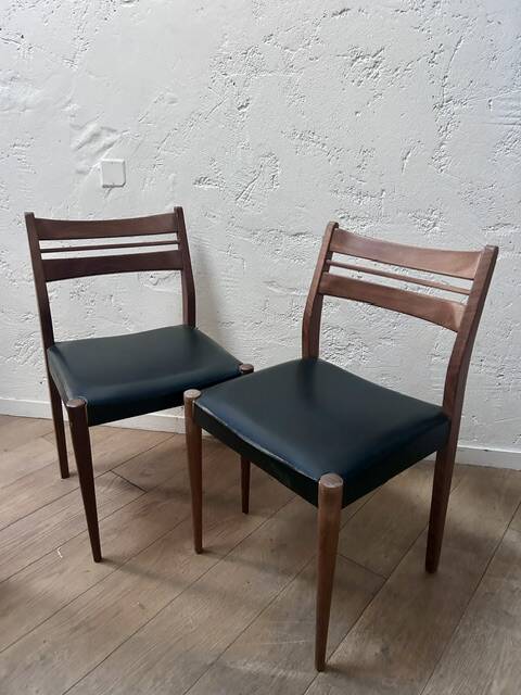Lot de 2 chaises vintage