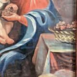 Oil painting on canvas XVIII Virgin and Child