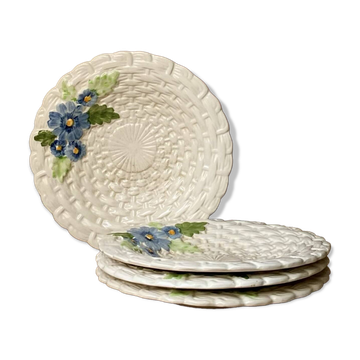 Assiettes Barbotine